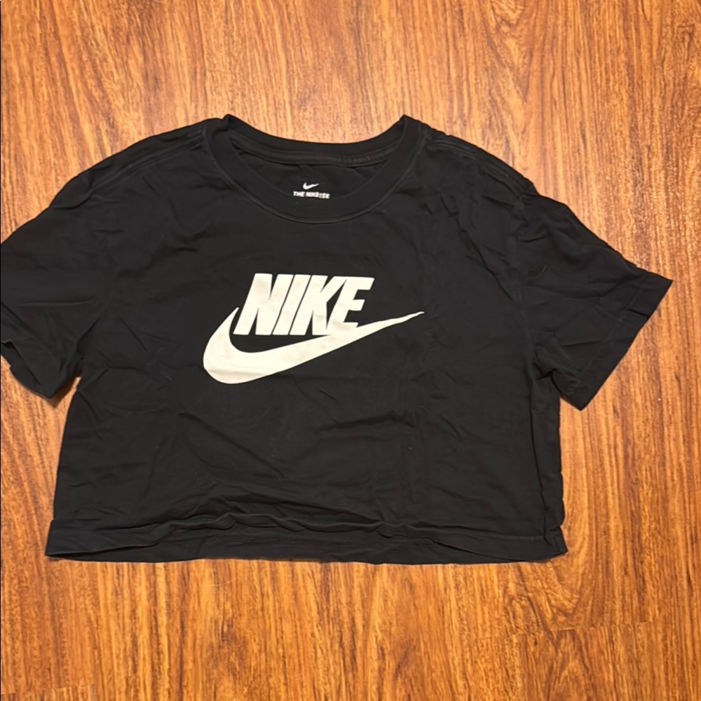 Nike Black and White Logo Tee